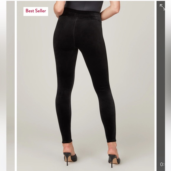 Spanx Velvet Leggings Black Size Small - Picture 6 of 15
